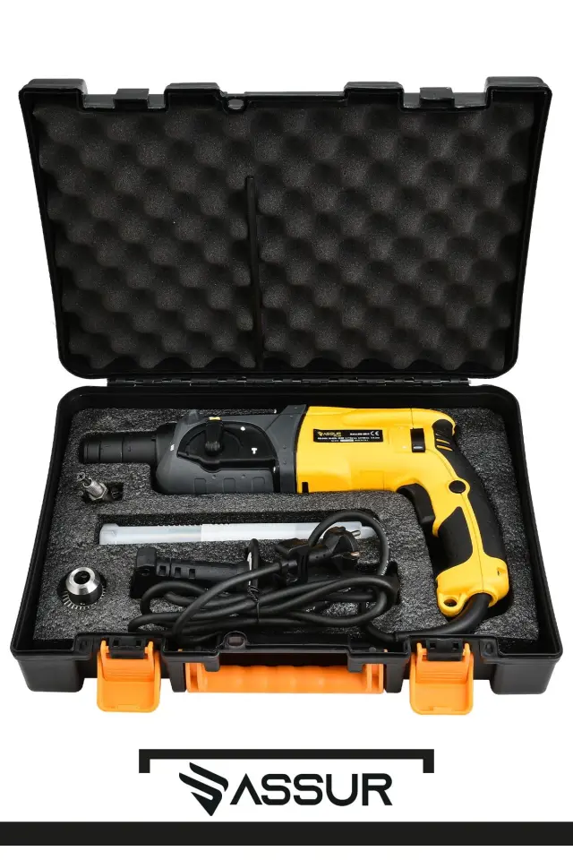 Assur Asr520 850W Darbeli Metal Şanzıman Kırıcı Delici Hilti Matkap