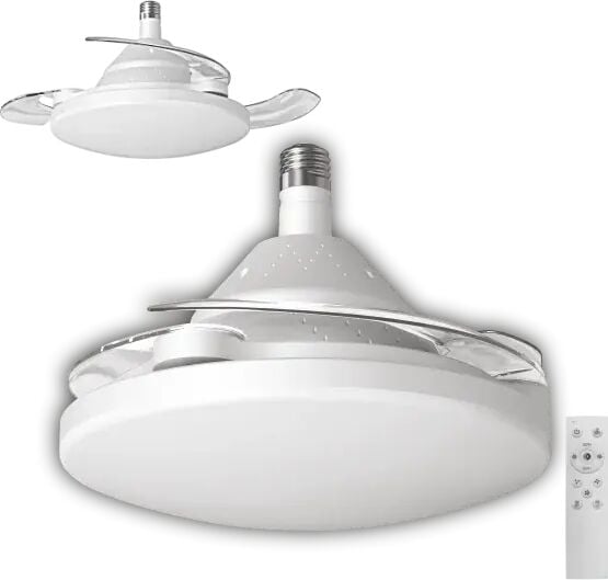 Cata Ct-1156 Dolunay Fan Led Ampul Hayalet Pervaneli Beyaz
