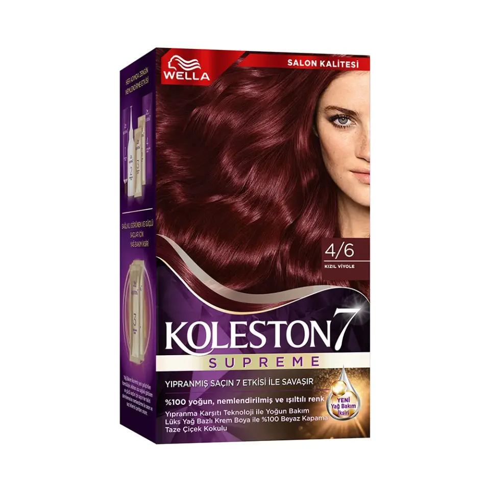 KOLESTON SET 4/6 KIZIL VİYOLE