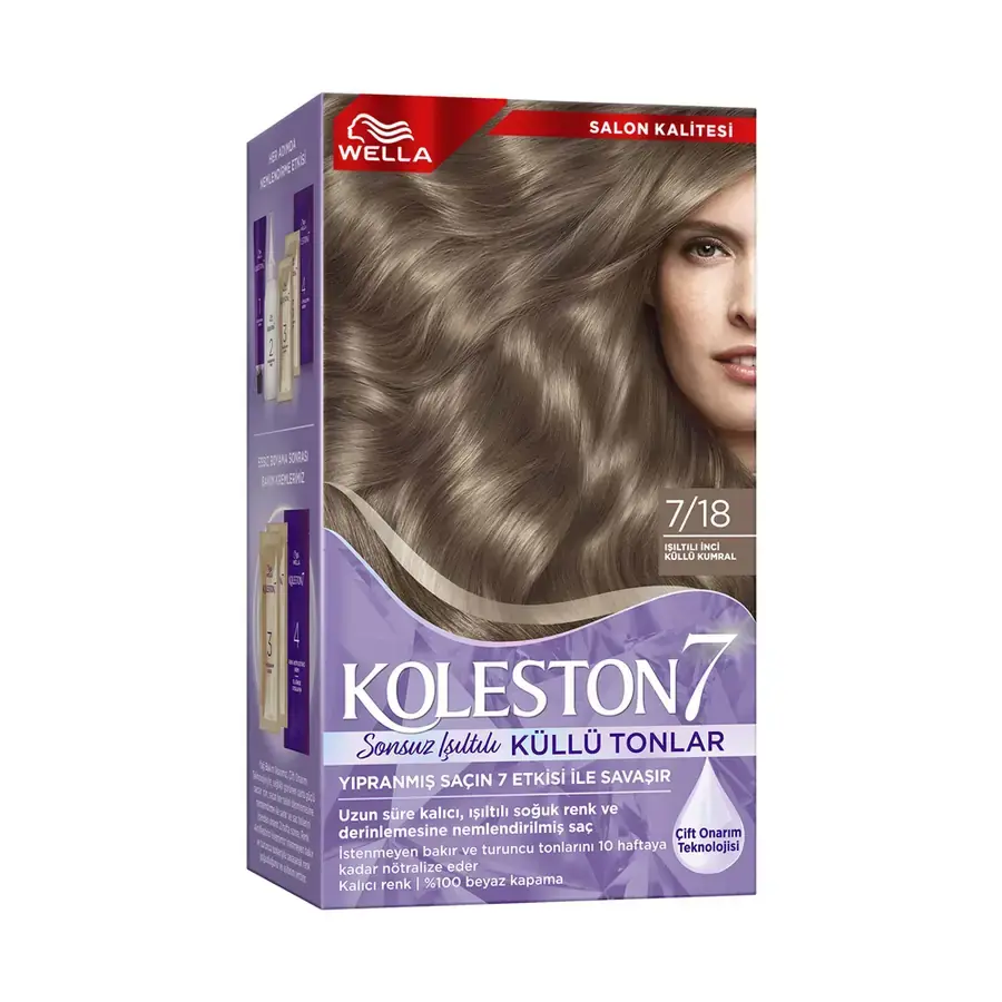 KOLESTON SET 7/18 IŞILTILI İNCİ KÜLLÜ KUMRAL