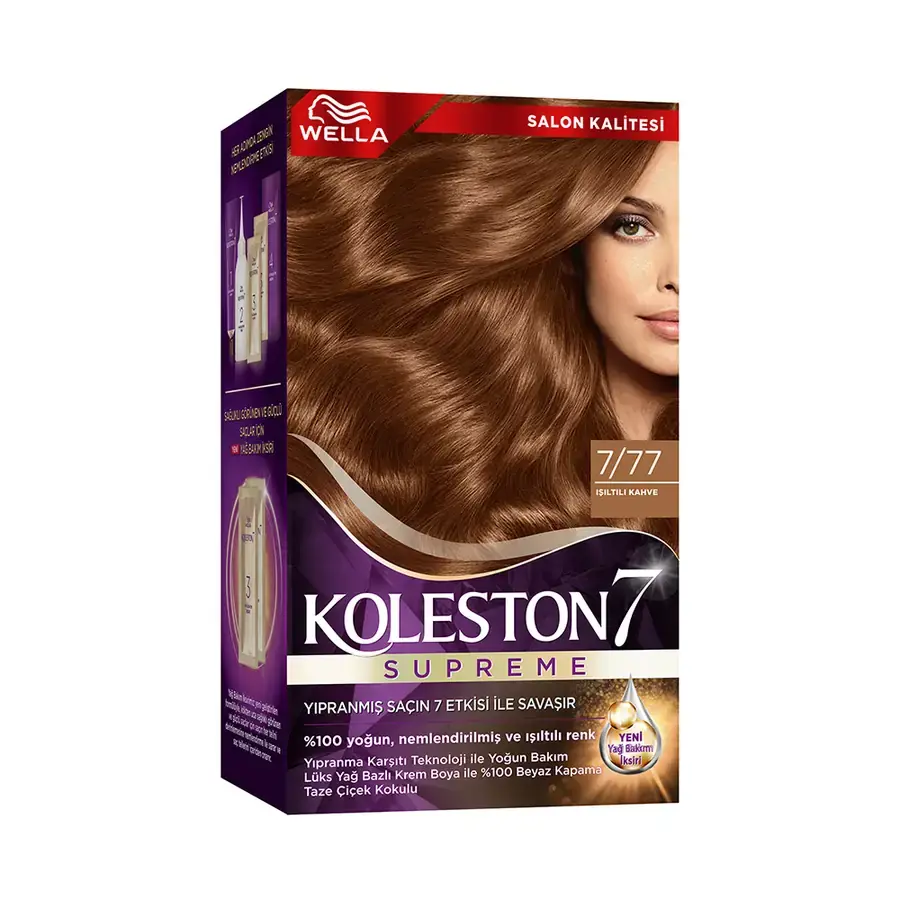 KOLESTON SET 7/77 IŞILTILI KAHVE