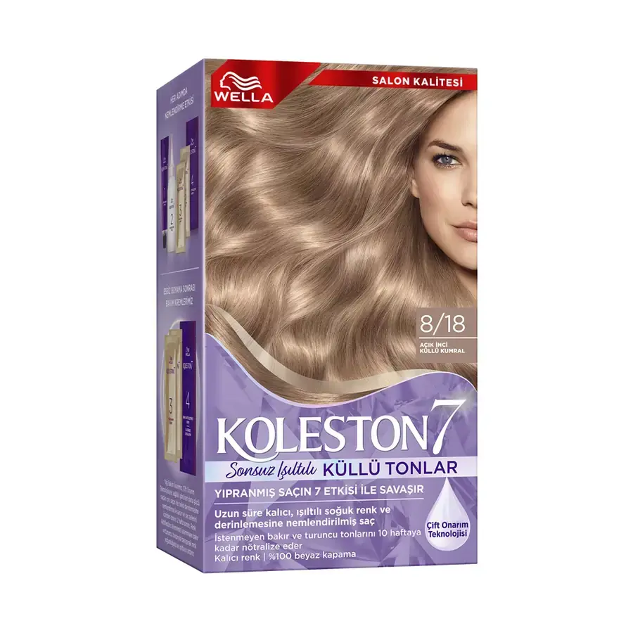 KOLESTON SET 8/18 AÇIK İNCİ KÜLLÜ KUMRAL