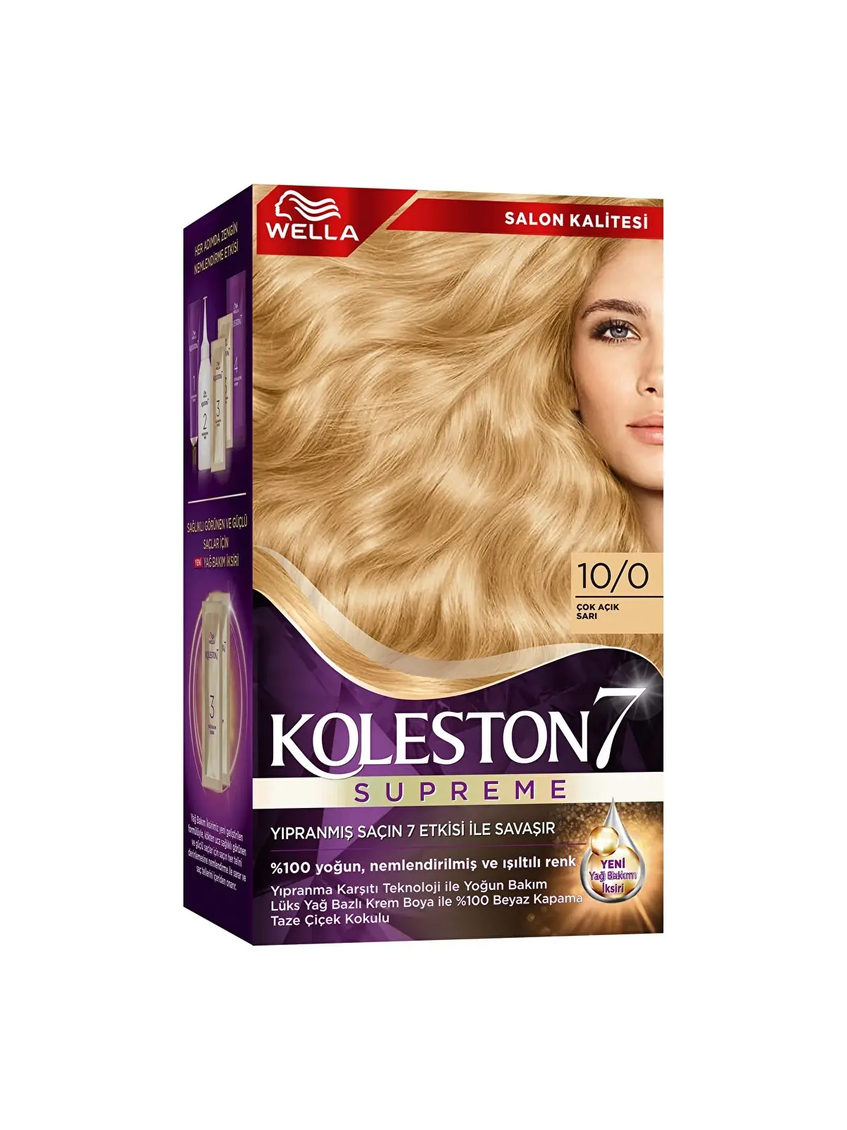 KOLESTON SET 10/0 ÇOK AÇIK SARI