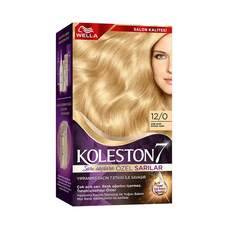 KOLESTON SET 12/0 ÇOK AÇIK DOĞAL SARI