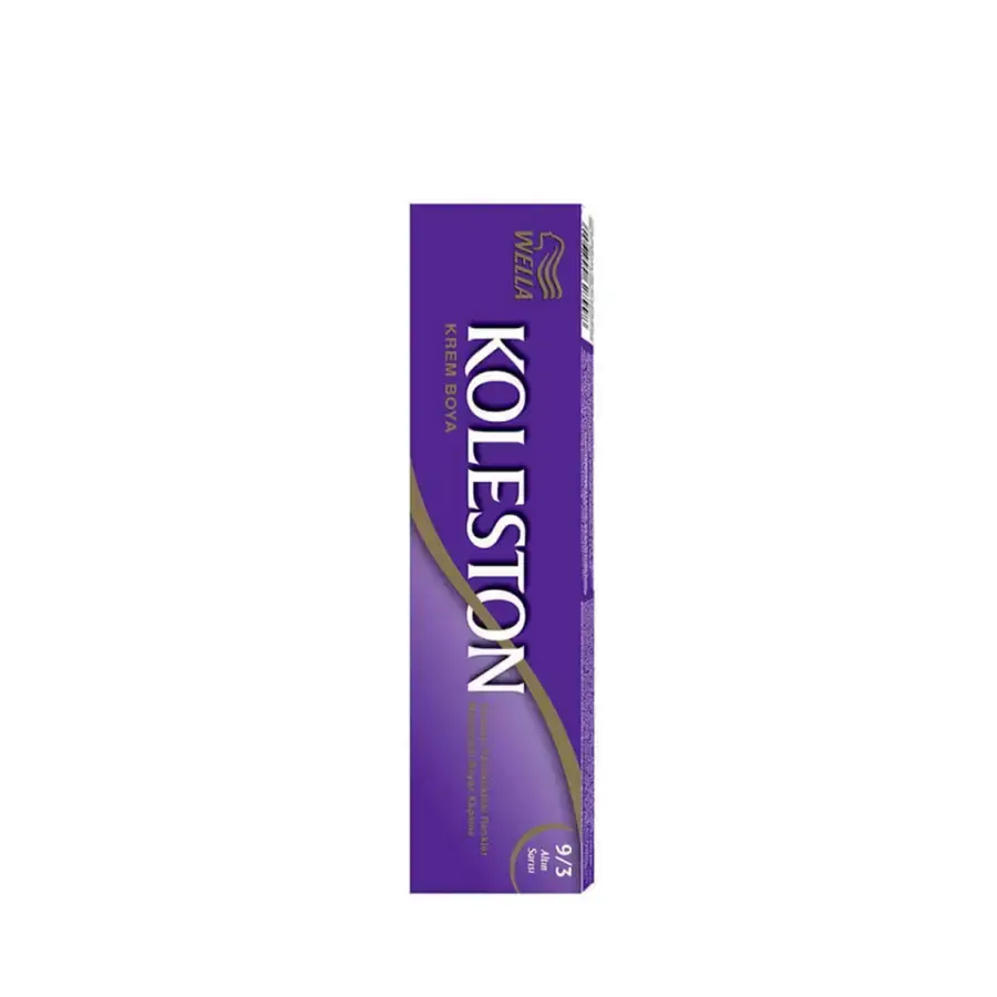 KOLESTON TÜP 9/3 ALTIN SARISI(OKSİDAN DAHİL)