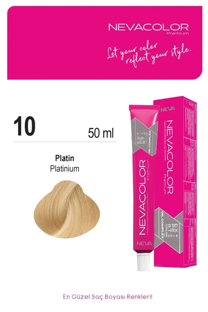 NEVA COLOR TÜP 10 PLATİN(OKSİDAN DAHİL)