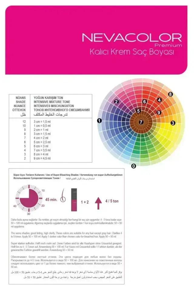 NEVA COLOR TÜP 10.08 İNCİ PLATİN(OKSİDAN DAHİL)