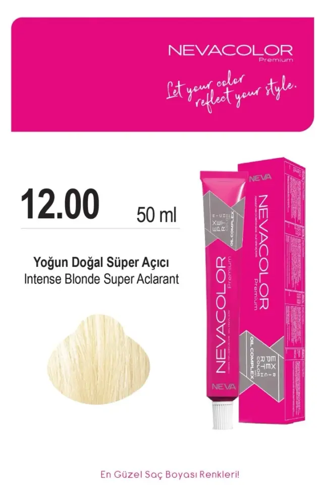 NEVA COLOR TÜP 12.00 YOĞUN DOĞAL SÜPER AÇICI(OKSİDAN DAHİL)