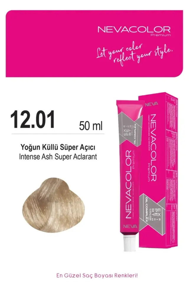 NEVA COLOR TÜP 12.01 YOĞUN KÜLLÜ SÜPER AÇICI(OKSİDAN DAHİL)
