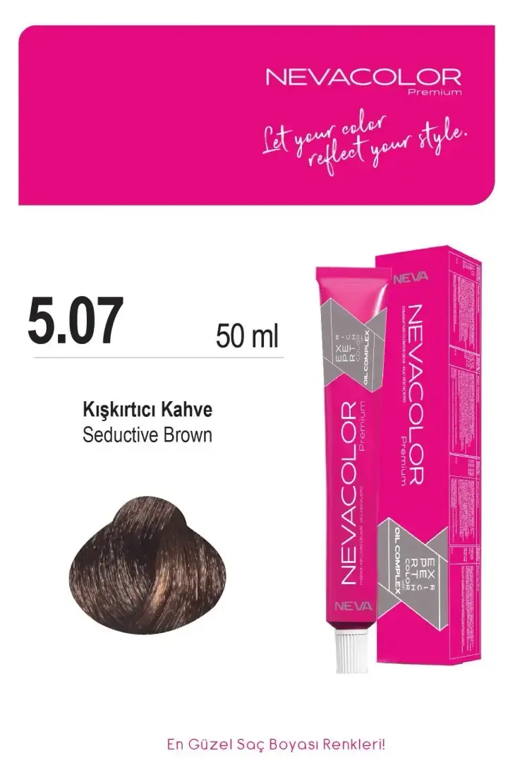 NEVA COLOR TÜP 5,07 KIŞKIRTICI KAHVE(OKSİDAN DAHİL)