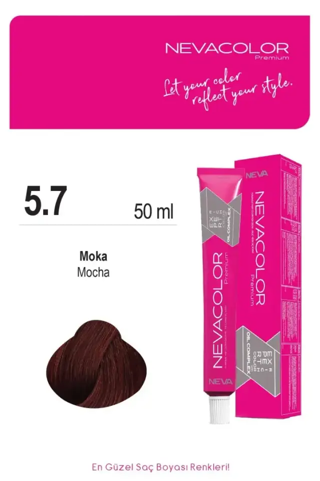 NEVA COLOR TÜP 5,7 MOKKA(OKSİDAN DAHİL)