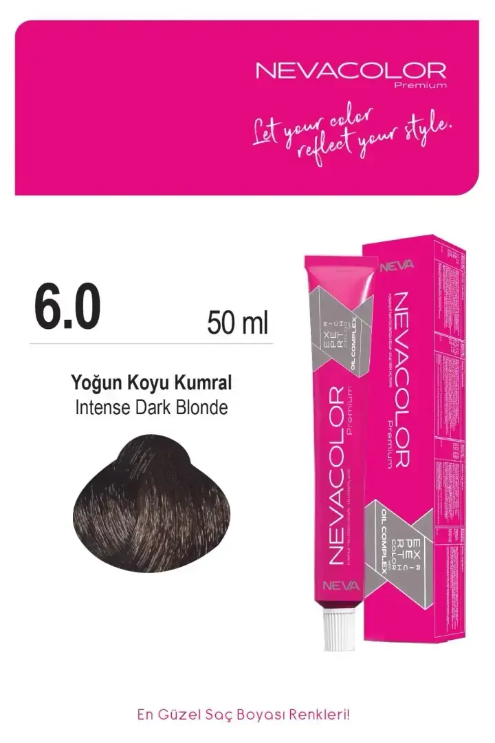 NEVA COLOR TÜP 6,0 YOĞUN KOYU KUMRAL(OKSİDAN DAHİL)