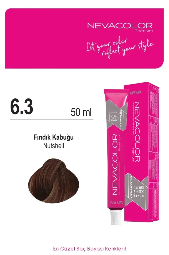 NEVA COLOR TÜP 6,3 FINDIK KABUĞU(OKSİDAN DAHİL)