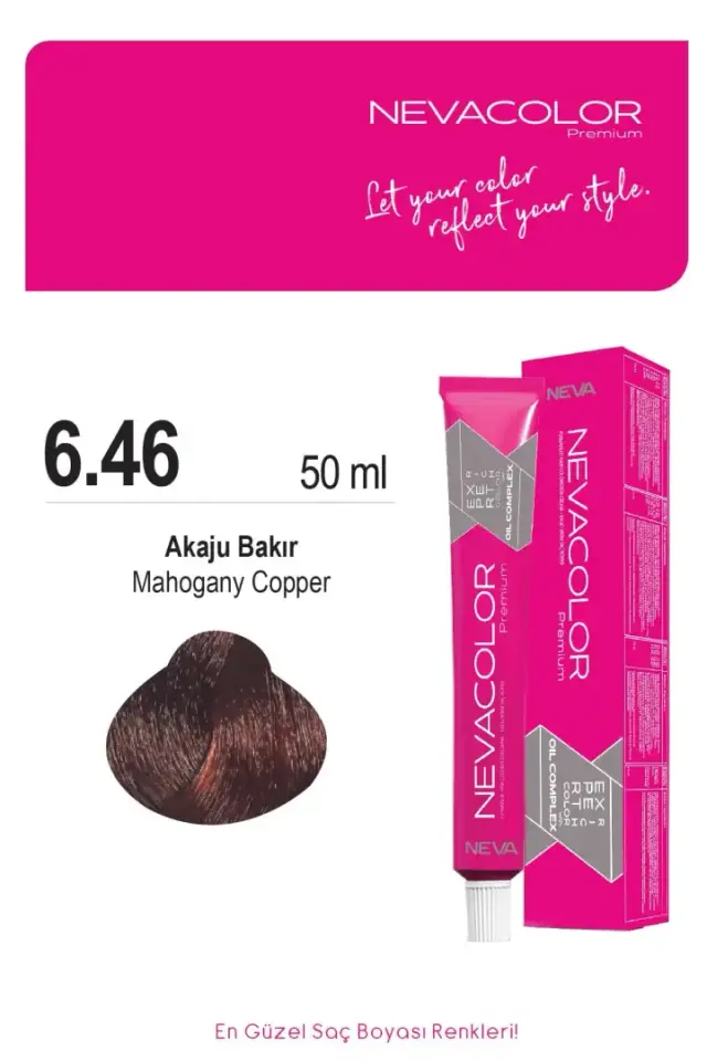 NEVA COLOR TÜP 6,46 AKAJU BAKIR(OKSİDAN DAHİL)