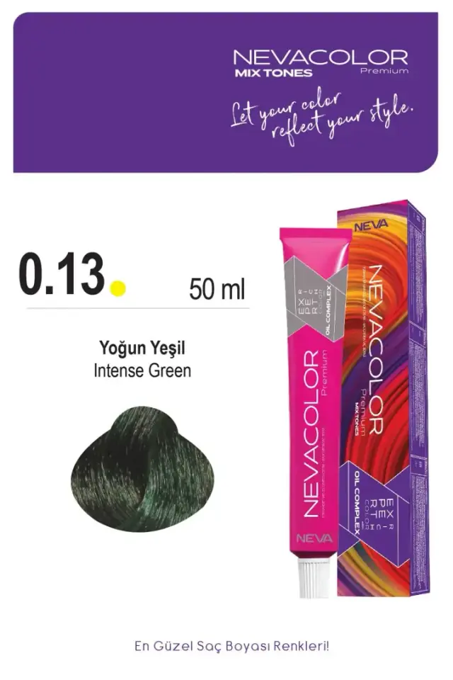 NEVA COLOR TÜP 0,13 YOĞUN YEŞİL(OKSİDAN DAHİL)