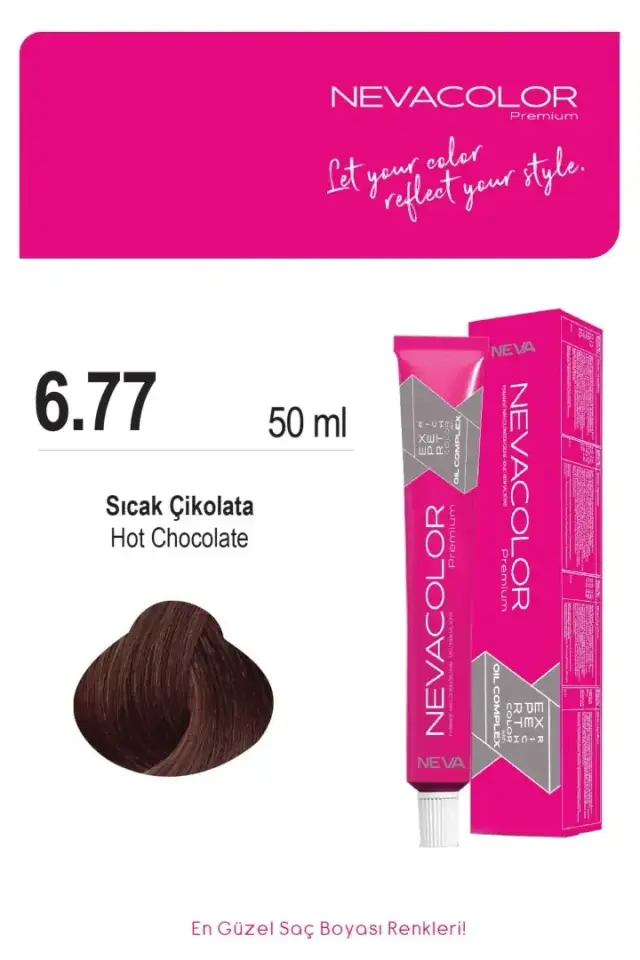 NEVA COLOR TÜP 6,77 SICAK ÇİKOLATA(OKSİDAN DAHİL)