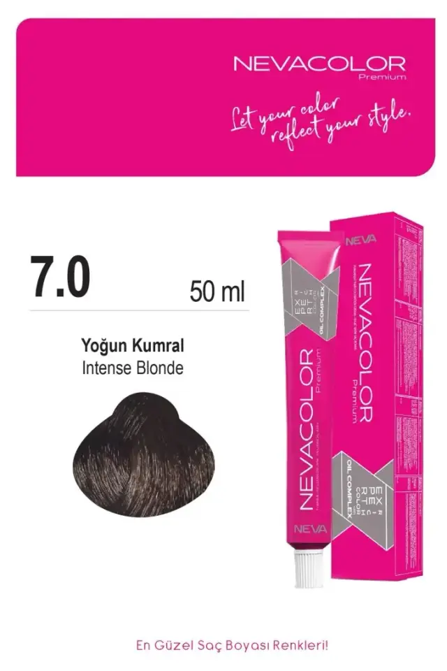 NEVA COLOR TÜP 7,0 YOĞUN KUMRAL(OKSİDAN DAHİL)