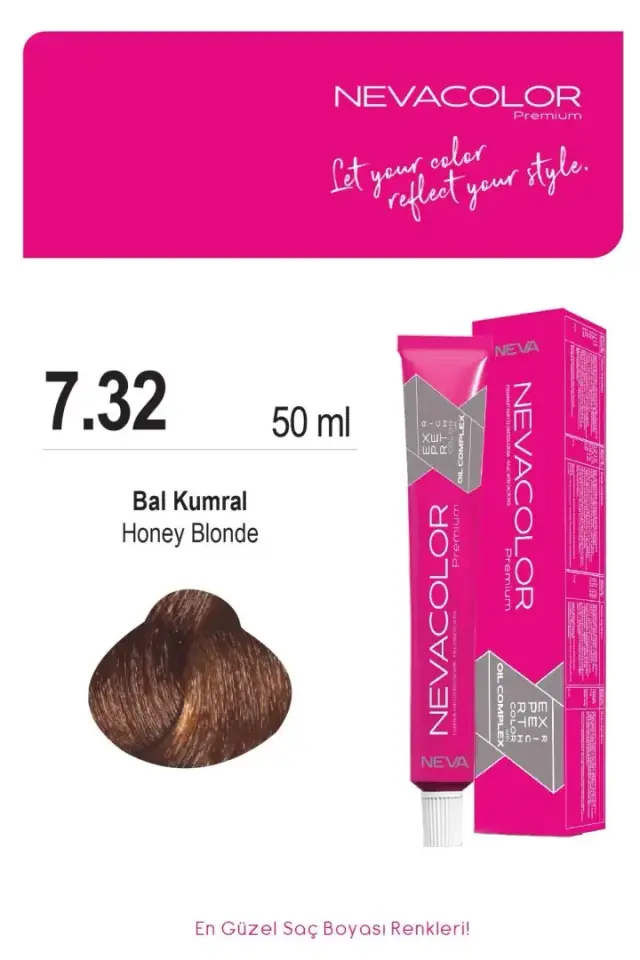 NEVA COLOR TÜP 7,32 BAL KUMRAL(OKSİDAN DAHİL)
