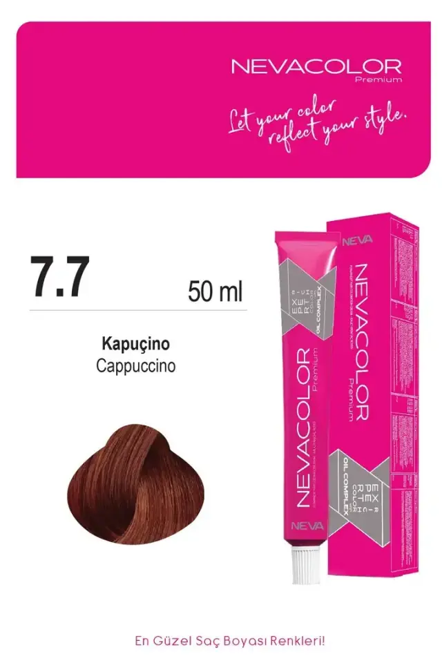 NEVA COLOR TÜP 7,7 KAPUÇİNO(OKSİDAN DAHİL)