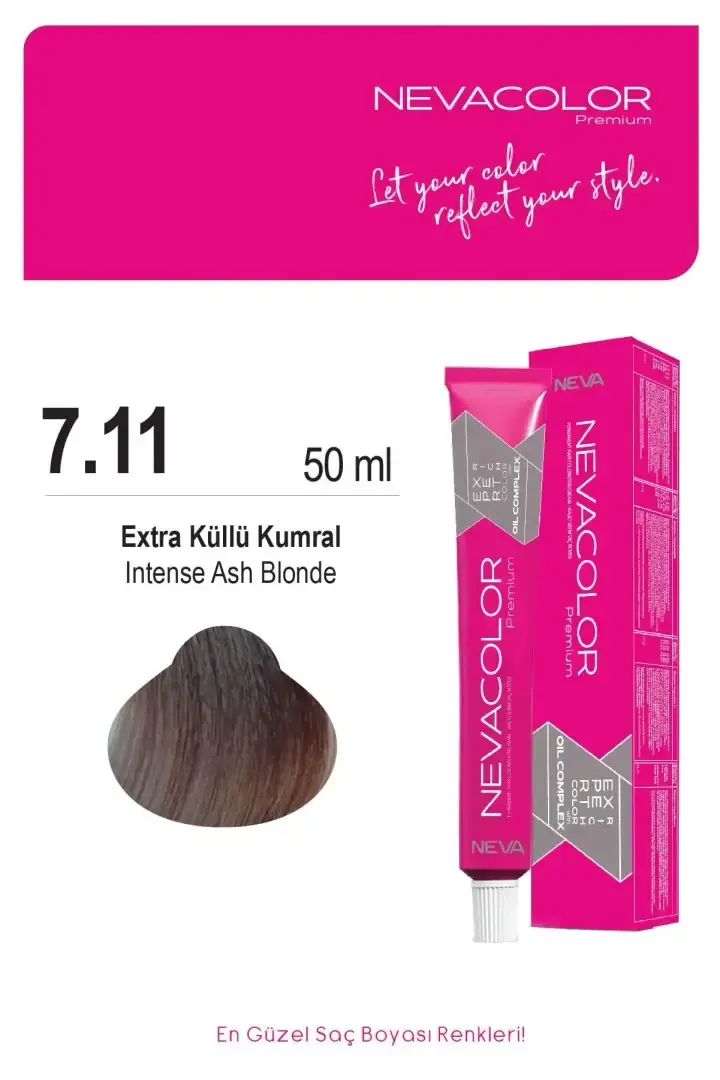 NEVA COLOR TÜP 7.11 EKSTRA KÜLLÜ KUMRAL(OKSİDAN DAHİL)