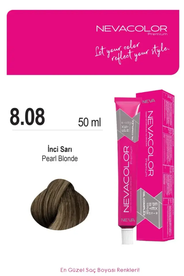 NEVA COLOR TÜP 8,08 İNCİ SARI(OKSİDAN DAHİL)