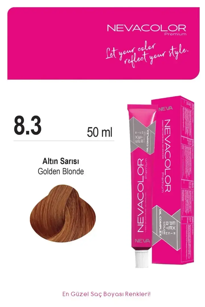 NEVA COLOR TÜP 8,3 ALTIN SARISI(OKSİDAN DAHİL)