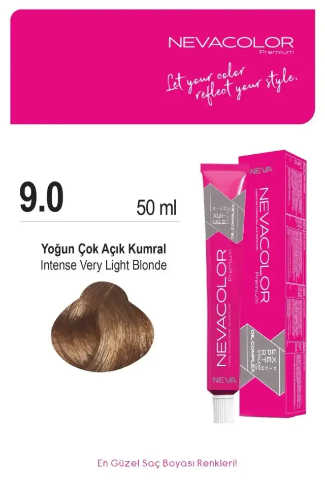 NEVA COLOR TÜP 9,0 YOĞUN ÇOK AÇIK BAL KUMRAL(OKSİDAN DAHİL)