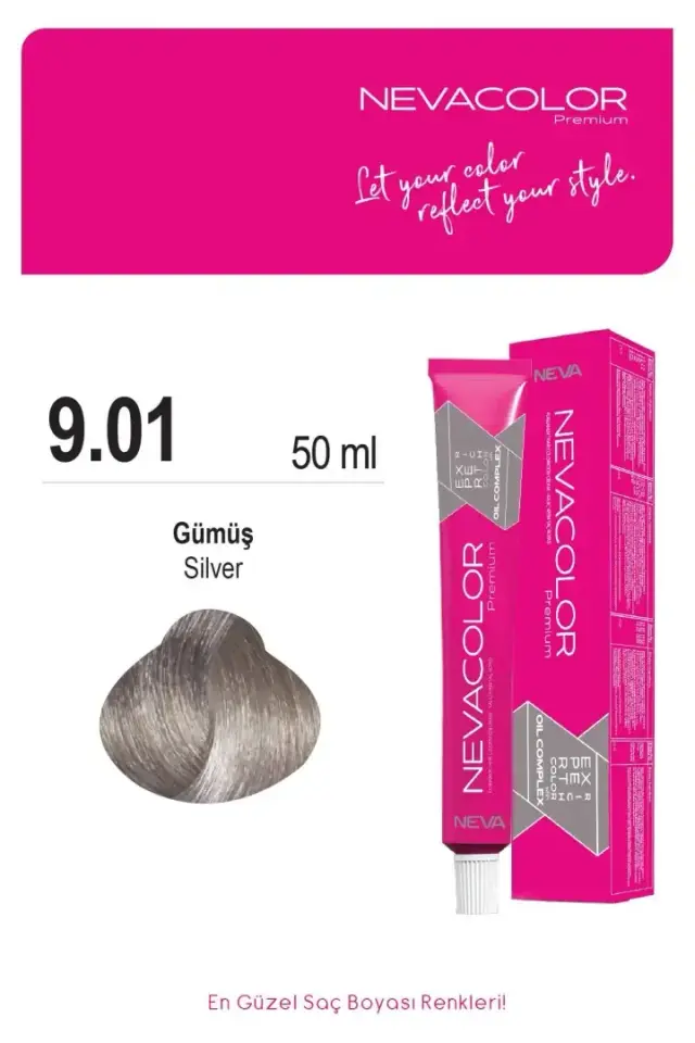 NEVA COLOR TÜP 9,01 GÜMÜŞ(OKSİDAN DAHİL)