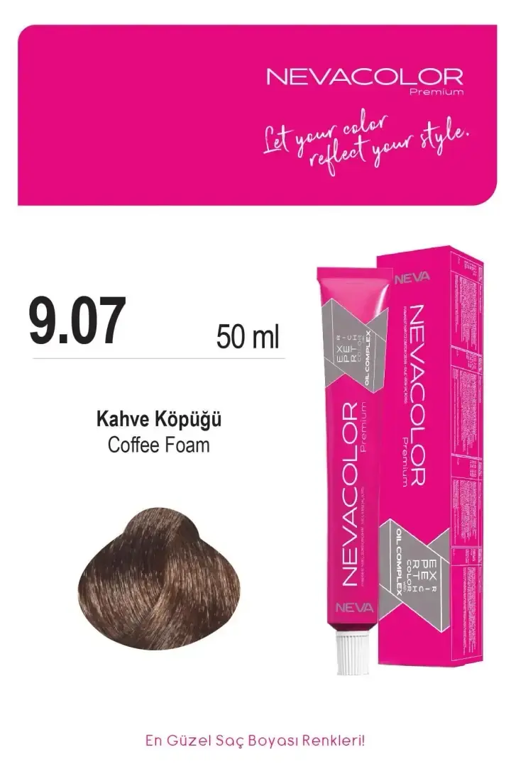 NEVA COLOR TÜP 9,07 KAHVE KÖPÜĞÜ(OKSİDAN DAHİL)