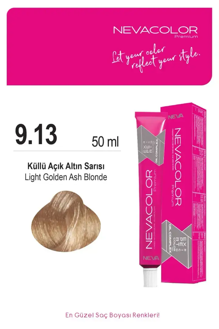 NEVA COLOR TÜP 9,13 KÜLLÜ AÇIK ALTIN SARISI(OKSİDAN DAHİL)