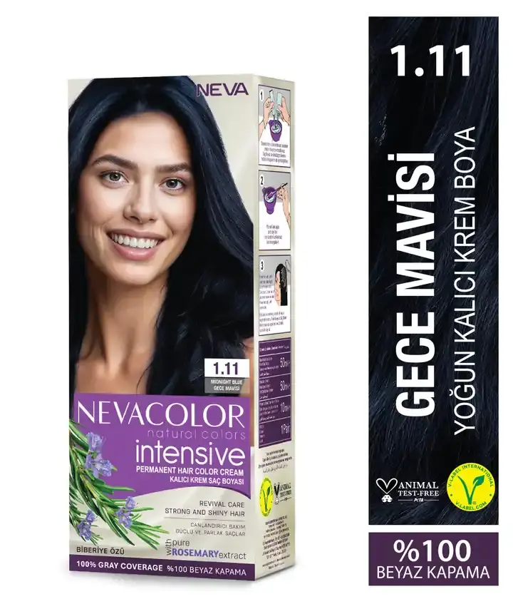 NEVA COLOR NATURAL İNTENSİVE 1,11 GECE MAVİSİ