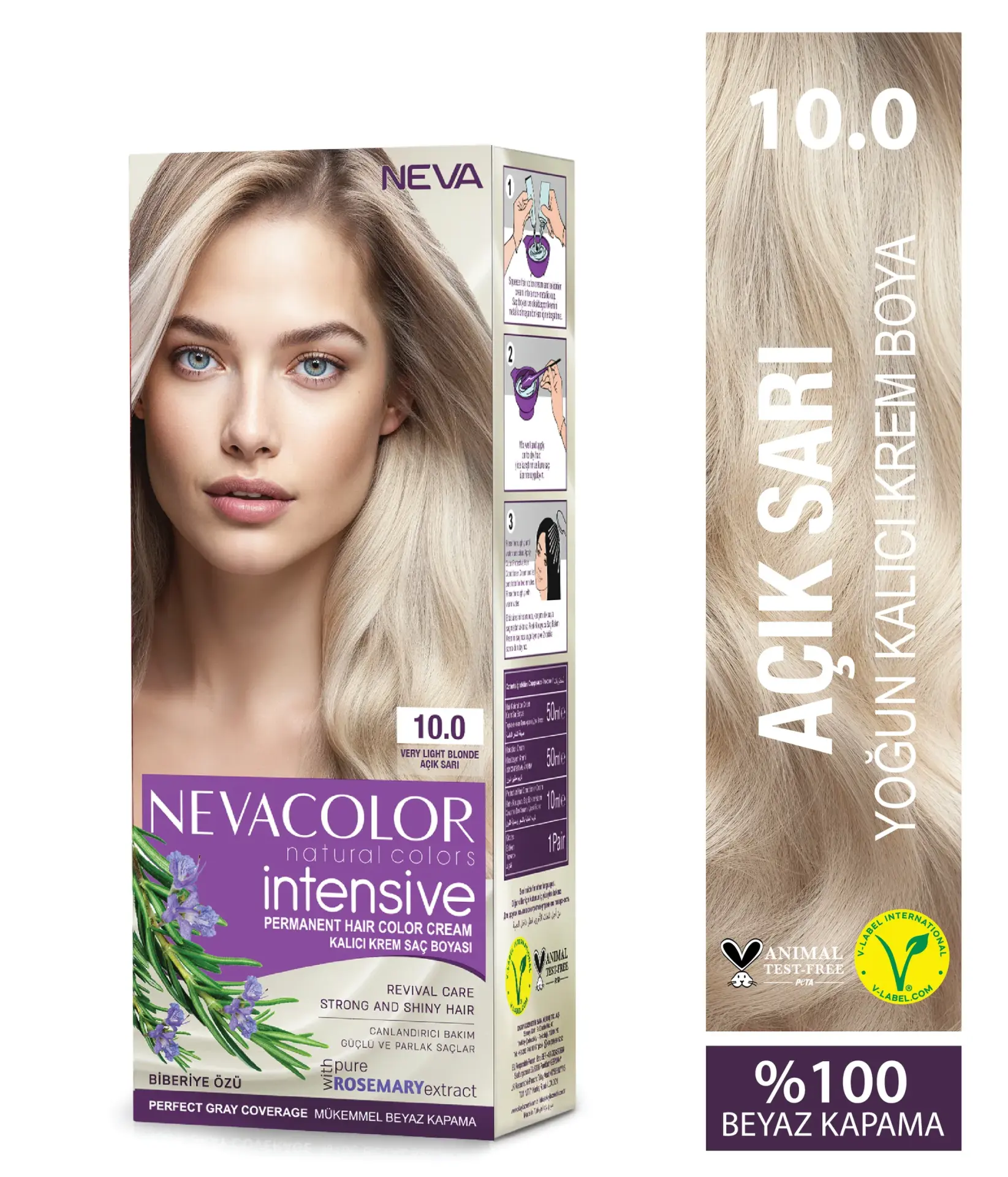 NEVA COLOR NATURAL İNTENSİVE 10,0 AÇIK SARI