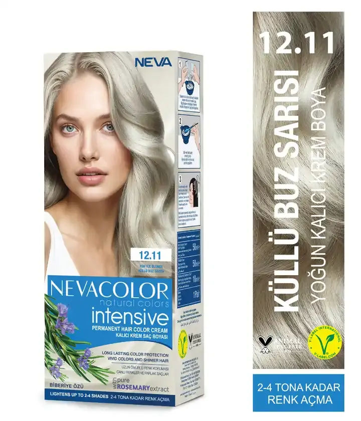NEVA COLOR NATURAL İNTENSİVE 12,11 KÜLLÜ BUZ SARISI