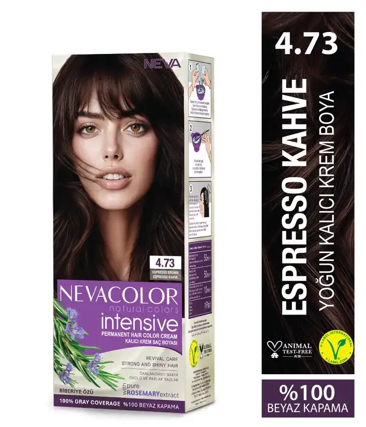 NEVA COLOR NATURAL İNTENSİVE 4,73 ESPRESSO KAHVE