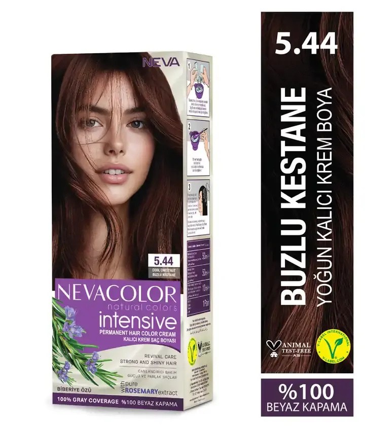 NEVA COLOR NATURAL İNTENSİVE 5,44 BUZLU KESTANE