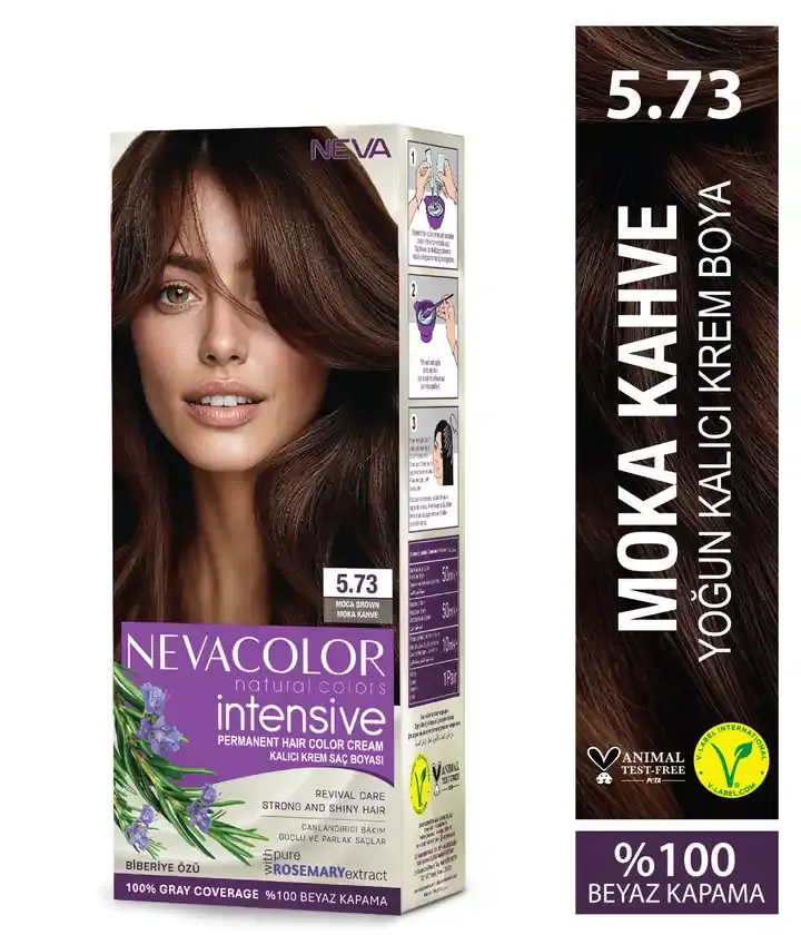 NEVA COLOR NATURAL İNTENSİVE 5,73 MOKA KAHVE
