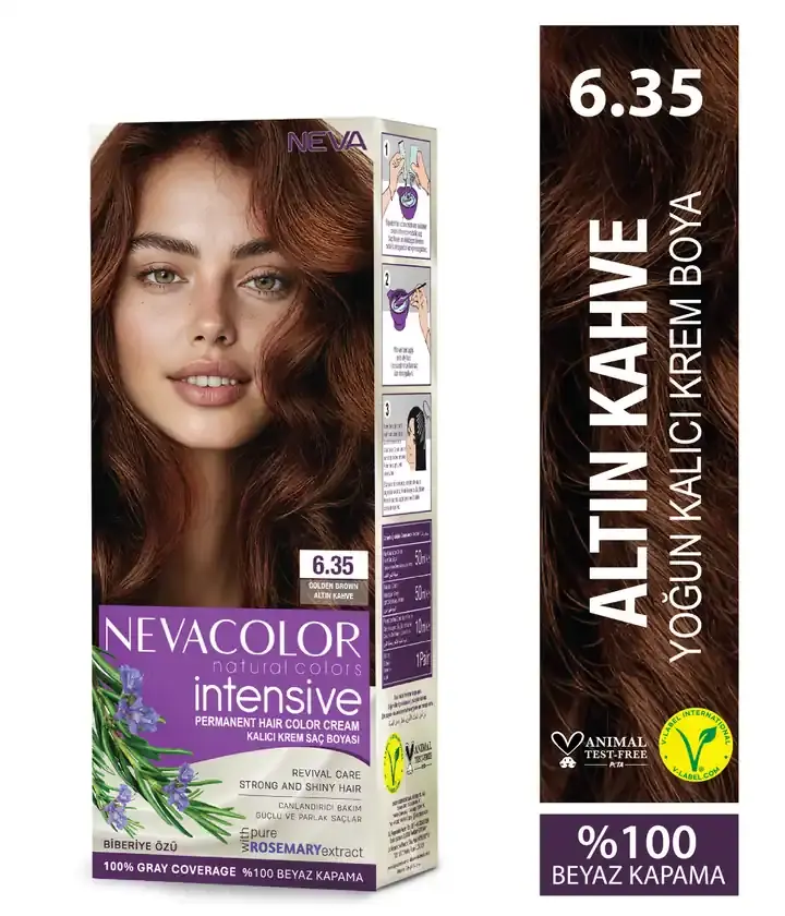 NEVA COLOR NATURAL İNTENSİVE 6,35 ALTIN KAHVE