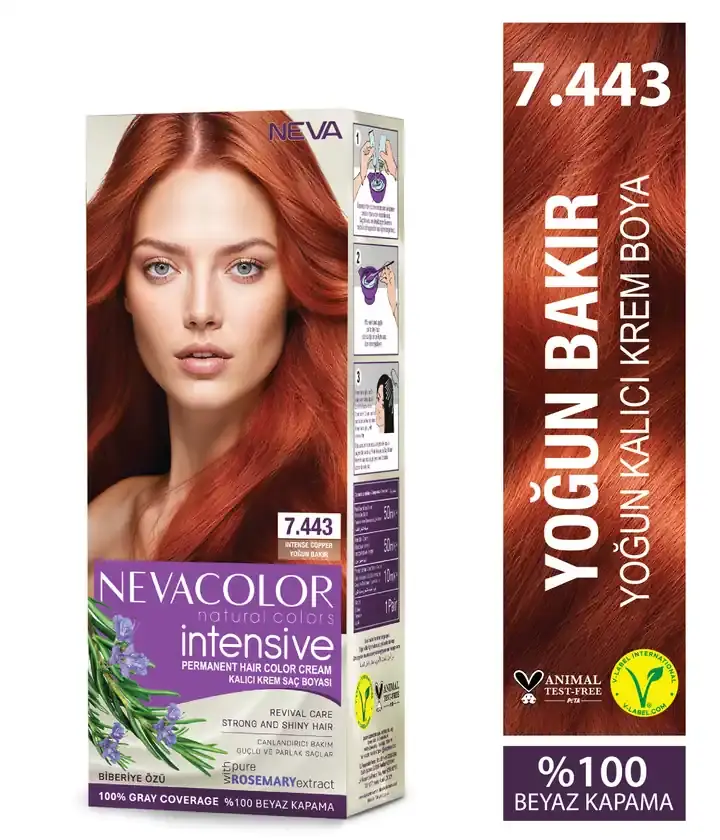 NEVA COLOR NATURAL İNTENSİVE 7,443 YOĞUN BAKIR