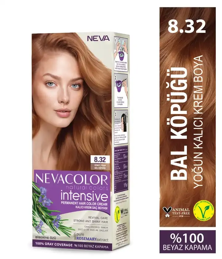 NEVA COLOR NATURAL İNTENSİVE 8,32 BAL KÖPÜĞÜ
