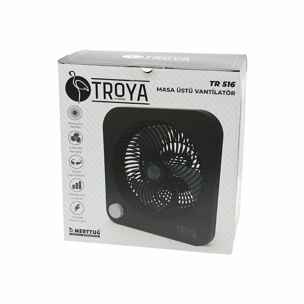 TROYA TR-516 VANTİLATÖR MASA ÜSTÜ