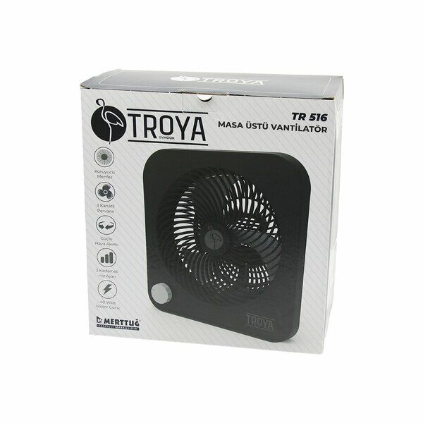 TROYA TR-516 VANTİLATÖR MASA ÜSTÜ